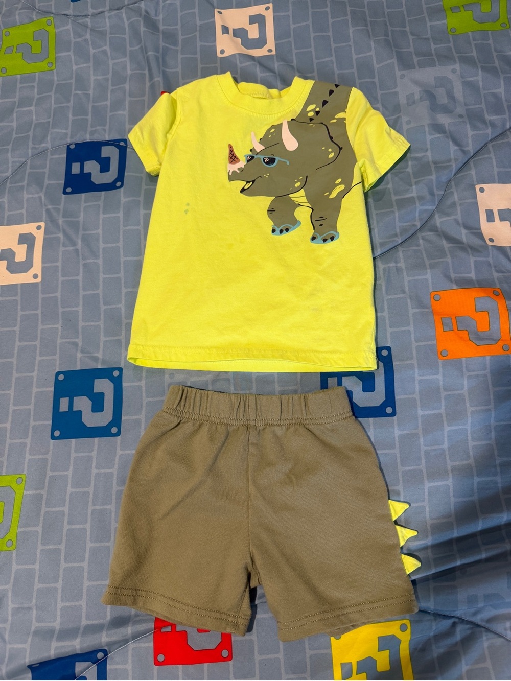 Carter's Neon Yellow Toddler Tee